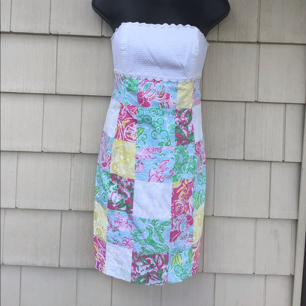 Lily Pulitzer strapless dress